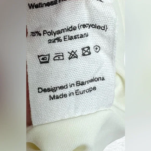 Alohas Manola Asymmetrical Shoulder Naked Top Bra Avorio - Picture 6 of 12